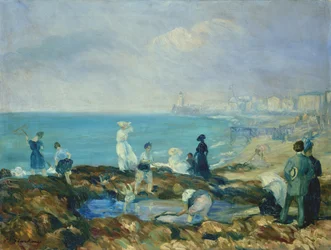 Figures on the Shore at Dieppe